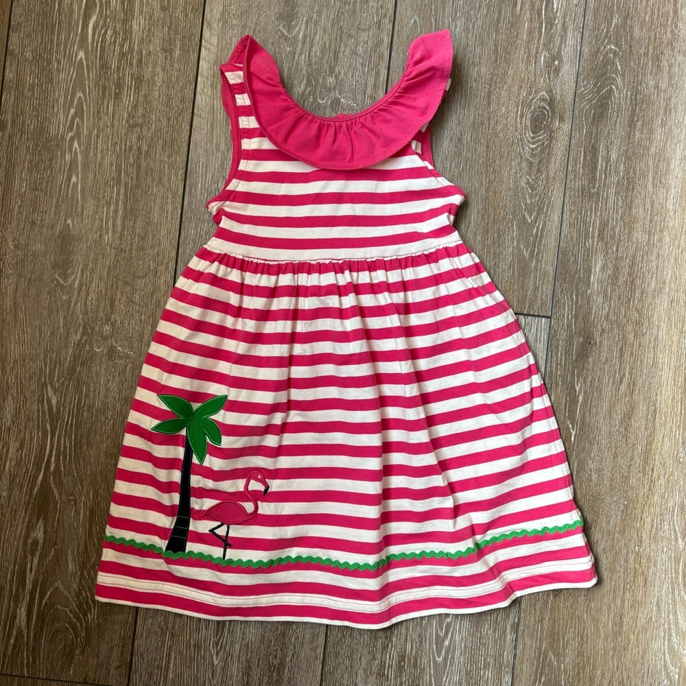 Florence‎ Eiseman Striped Flamingo Dress